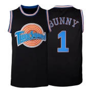 Men's Space Jam Tune Squad Bugs Bunny Black Jersey