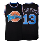 Men's Space Jam Tune Squad Wile Coyote Black Jersey