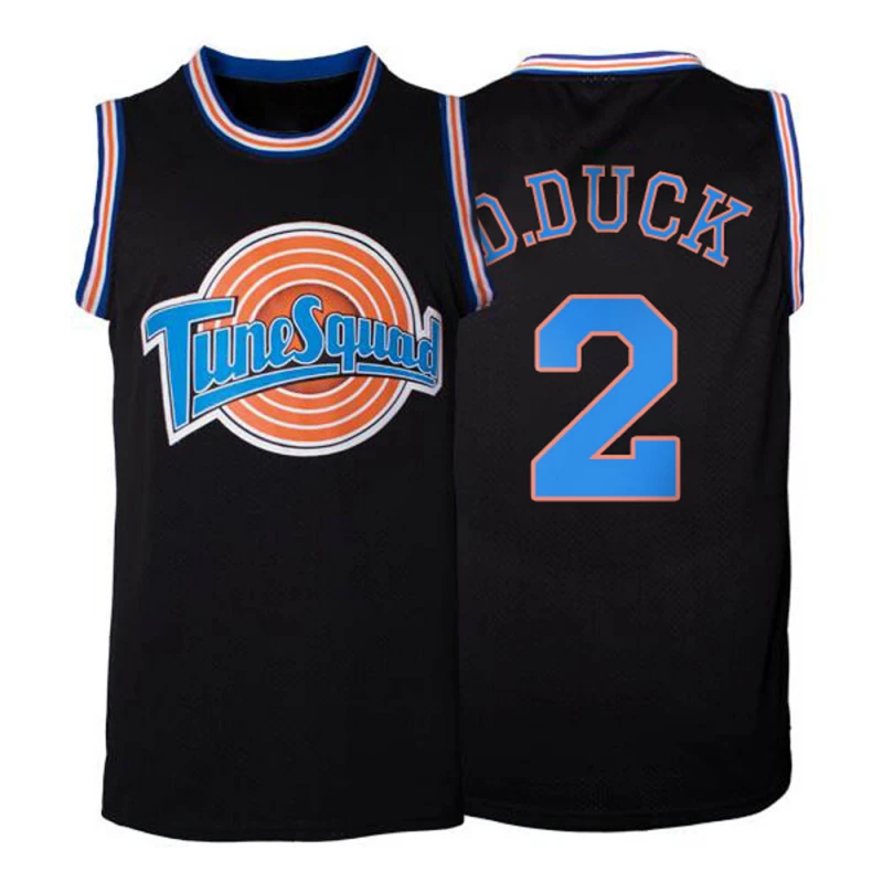 Youth Space Jam Tune Squad Daffy Duck Black Jersey