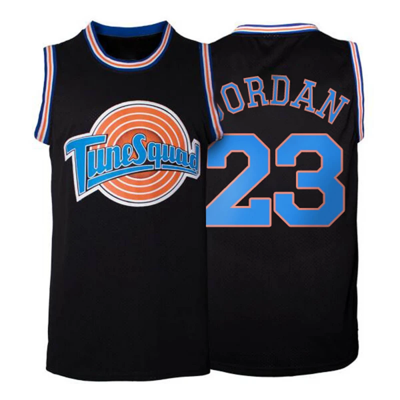 Youth Space Jam Tune Squad Michael Jordan Black Jersey