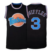 Youth Space Jam Tune Squad Sniffles Black Jersey