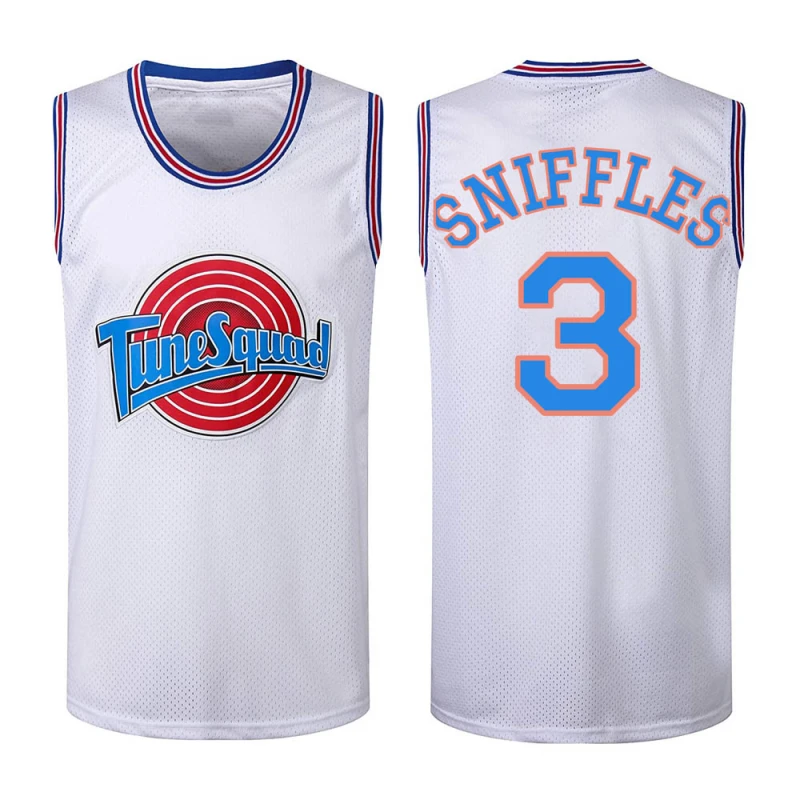 Youth Space Jam Tune Squad Sniffles White Jersey